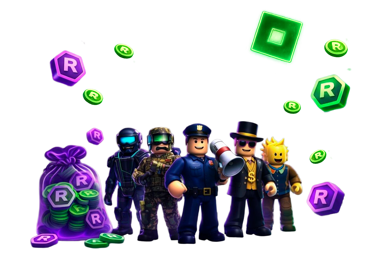 Personagens em destaque do My Bux